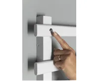 SAPHO ELCOR elektrický sušák ručníků 480x920x50 mm, 128 W, bílá mat (3)