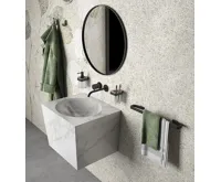 GEDY SAMOA držák ručníků 450mm, černá mat (3)