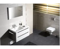 SAPHO WAVE umyvadlová skříňka 89,7x45x47,8cm, levá, bílá/dub alabama (5)