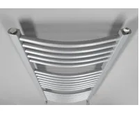 AQUALINE ORBIT otopné těleso s bočním připojením 450x986 mm, stříbrná strukturální (5)