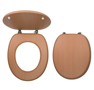 NOVASERVIS Sedátko dýhované buk MDF - WC/BUK