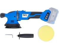 BGS Akumulátorová excentrická leštička,  bezkartáčová,  18 V,  bez akumulátoru (6)