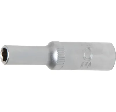 BGS Hlavice nástrčná 1/4" 5,0 mm, prodloužená, SuperLock