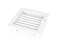 HS Flamingo Krbová mřížka MODERN 20x20 cm, bílá s žaluzií