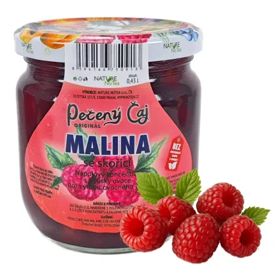 Nature NoTea s.r.o. Pečený čaj Notea - Malina se skořicí 430ml