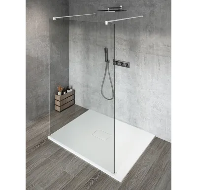 GELCO VARIO WHITE jednodílná sprchová zástěna do prostoru, čiré sklo, 1200 mm