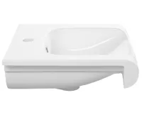 KERASAN INKA keramické umyvadlo polozápustné, 40x40cm, bílá (4)