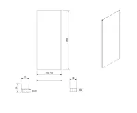 AQUALINE AMADEO obdélníkový sprchový kout 1000x800 mm, L/P varianta, sklo Brick (13)