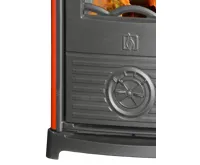 PLAMEN PLAMEN Litinová krbová kamna MAESTRAL N - červená (3)