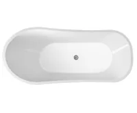 POLYSAN LUTON volně stojící vana 159x73x80cm, bílá (3)