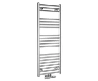 AQUALINE ALYA otopné těleso rovné 400x1188mm, středové připojení, chrom AQUALINE ALYA otopné těleso rovné 400x1188mm, středové připojení, chrom