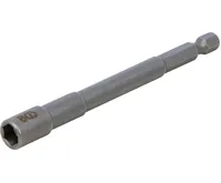 BGS Hlavice nástrčná, velmi dlouhá, pro vrtačky, pohon vnější šestihran 6,3 mm,(1/4")Drive,7mm