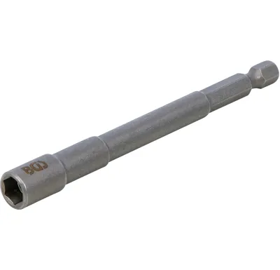 BGS Hlavice nástrčná, velmi dlouhá, pro vrtačky, pohon vnější šestihran 6,3 mm,(1/4")Drive,7mm