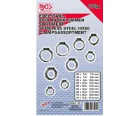 BGS Sada nerezových hadicových spon, O 5,8 - 21 mm, 170dílná (1)