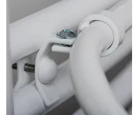 AQUALINE Sušák 4 ručníků na otopná tělesa, univerzální upínání, délka 60cm, bílá (6)