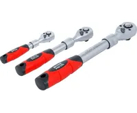 BGS Sada přepínacích ráčen | teleskopická | 6,3 mm (1/4") - 10 mm (3/8") - 12,5 mm (1/2") | 3d (4)