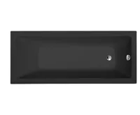 POLYSAN NOEMI obdélníková vana 170x70x39cm, černá mat POLYSAN NOEMI obdélníková vana 170x70x39cm, černá mat