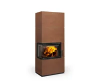 ROMOTOP Designový kachlový krb SOLID L, Zadní odvod spalin