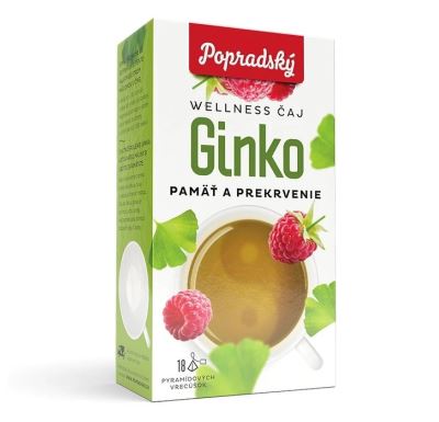 BOP Poprad Popradský wellness čaj - Ginko - paměť a prokrvení