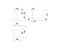 JIKA MIO Rimless, závěsné WC 820714, bílá (1)