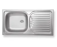 NOVASERVIS Dřez 43,5x86 s odkapem a přepadem nerez - DR43/86 NOVASERVIS Dřez 43,5x86 s odkapem a přepadem nerez - DR43/86