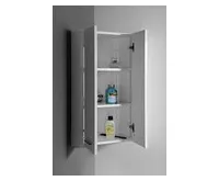 AQUALINE ZOJA/KERAMIA FRESH horní skříňka rohová 35x76x35cm, bílá (1)