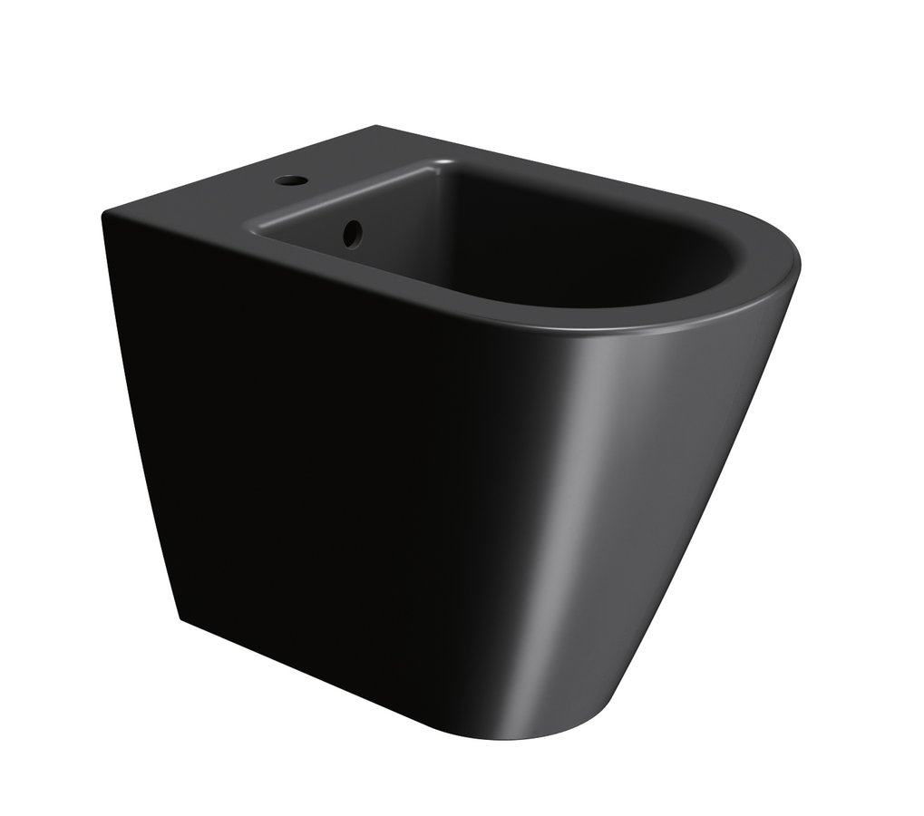 Gsi kube x bidet stojící, 36x55cm, černá mat