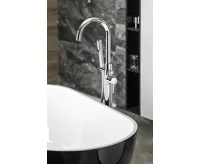 AQUALINE CETO vanová baterie s připojením do podlahy, chrom (4)