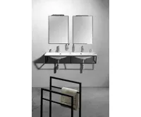 SAPHO MARIA dvojumyvadlo, litý mramor, 120x46cm, bílá (6)