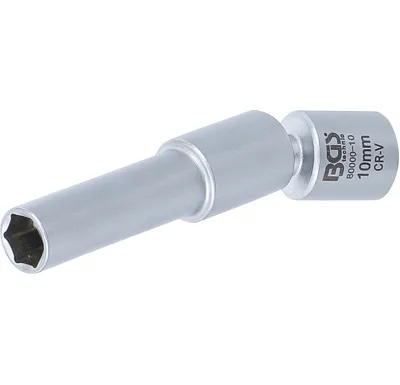 BGS Kloubová hlavice na žhavicí a zapalovací svíčky, 10 mm (3/8"), 10 mm - BGS 80000-10