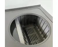 PLAMEN Sporák na tuhá paliva SLAVONAC N - L bílý (21)