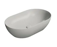 GSI PURA keramické umyvadlo na desku 60x37cm, cenere mat