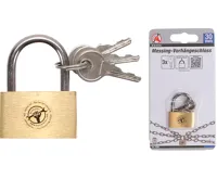 BGS Zámek visací 30 mm mosazný - BGS 3096