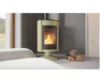 HS Flamingo Krbová kamna MASTERFLAMME ® Medie II, olivová (29)