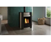 HS Flamingo Krbová kamna AQUAFLAM VARIO ® KALMAR 11kW krémová (teplovzdušná verze) (23)