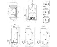 HS Flamingo Krbová vložka AQUAFLAM ® PANORAMA 7 s výměníkem a automatickou regulací hoření (5)