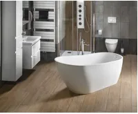 AQUALINE TISA volně stojící vana, 170x80cm, bílá (3)