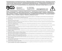 BGS Vložka do dílenského vozíku 3/3: sada očkových klíčů VDE a jednostranných plochých klíčů V (3)