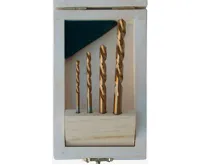 BGS Vrtáky HSS 3-7 mm, levé, Titan, sada 4 díly BGS Vrtáky HSS 3-7 mm, levé, Titan, sada 4 díly