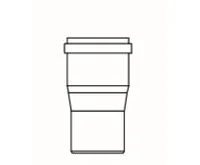 ALMEVA STARR kotlová redukce excentrická  60/75