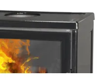 PLAMEN Litinová krbová kamna BARUN - černá (2)