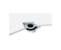 POLYSAN FLEXIA vaničkový sifon, průměr 90mm, DN40, krytka nerez mat (1)