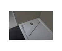 POLYSAN ARENA sprchová vanička z litého mramoru se záklopem, čtverec 90x90cm, bílá (1)