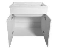 AQUALINE Plastová výlevka se skříňkou 80x50 cm, včetně sifonu (5)