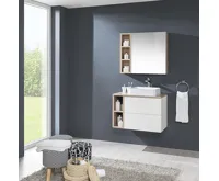 Aira desk, koupelnová skříňka, spodní bílá, 200x530x460 mm (4)