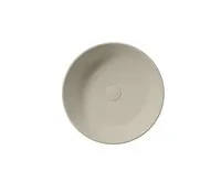 GSI KUBE X keramické umyvadlo na desku, průměr 45cm, creta mat (1)