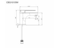 Umyvadlová stojánková baterie Mada s bidetovou sprchou (1)