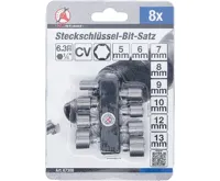 BGS Bity s hlavicí 5-13 mm, 1/4", 8 dílů (2)