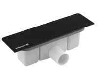 POLYSAN KAZUKO vaničkový sifon, DN40, krytka černá