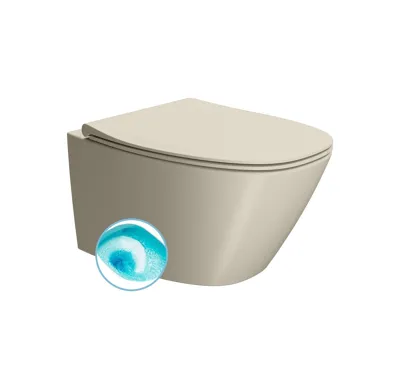 GSI MODO závěsná WC mísa, Swirlflush, 37x54cm, creta dual-mat